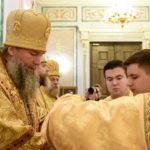 Митрополит Симферопольский и Крымский Тихон возглавил Божественную литургию в кафедральном Александро-Невском соборе г. Симферополя в день памяти Корсунской иконы Божией Материй.