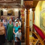 Паломники из Москвы и Нижнего Новгорода посетили духовно‑патриотический комплекс при Александро‑Невском кафедральном соборе в Симферополе.