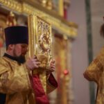 Праздничные богослужения в Александро-Невском кафедральном соборе в день памяти святителя Николая, архиепископа Мир Ликийских, чудотворца