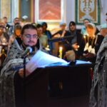 Утреня с чтением 12-ти Страстных Евангелий в кафедральном Свято-Александро-Невском соборе.