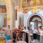 Богослужения в Александро-Невском кафедральном соборе в день Усекновение главы Пророка, Предтечи и Крестителя Господня Иоанна.