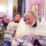 Всенощное бдение в кафедральном Александро-Невском соборе в канун праздника Крещения Господа Бога и Спаса нашего Иисуса Христа.