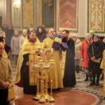 Воскресные богослужения в Александро-Невском кафедральном соборе в Неделю о мытаре и фарисее