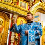 Литургия в праздник Сретения Господня в кафедральном соборе святого благоверного князя Александра Невского.