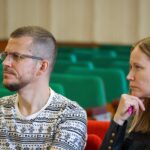 Занятия с учащимися библейско-богословских курсов в актовом зале здания Симферопольской и Крымской епархии