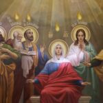 Божественная литургия в День Святого Духа в Александро-Невском кафедральном соборе