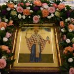 Всенощное бление в канун дня памяти святителя Николая, архиепископа Мир Ликийских, чудотворца в кафедральном Александро-Невском соборе.