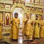 В КАНУН ДНЯ ПАМЯТИ СВЯТИТЕЛЯ НИКОЛАЯ ЧУДОТВОРЦА ЕПИСКОП ЯЛТИНСКИЙ НЕСТОР СОВЕРШИЛ ВСЕНОЩНОЕ БДЕНИЕ В КАФЕДРАЛЬНОМ СОБОРЕ СВЯТОГО БЛАГОВЕРНОГО КНЯЗЯ АЛЕКСАНДРА НЕВСКОГО Г. СИМФЕРОПОЛЯ.