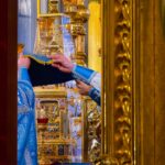 Праздничные богослужения в день празднования Введения во храм Пресвятой Богородицы, в кафедральном соборе святого благоверного князя Александра Невского