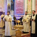 В КАНУН ПРАЗДНИКА ОБРЕЗАНИЯ ГОСПОДНЯ В КАФЕДРАЛЬНОМ АЛЕКСАНДРО-НЕВСКОМ СОБОРЕ Г. СИМФЕРОПОЛЯ БЫЛО СОВЕРШЕНО ВСЕНОЩНОЕ БДЕНИЕ.