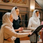 Литургия в праздник Сретения Господня в кафедральном соборе святого благоверного князя Александра Невского.
