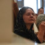 В кафедральном соборе святого благоверного князя Александра Невского г. Симферополя была доставлена копия Животворящего Креста Господня из Годеново.