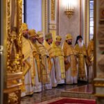 Митрополит Симферопольский и Крымский Тихон возглавил Божественную литургию престольного праздника в Александро-Невском кафедральном соборе г. Симферополя