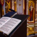 Богослужение в канун дня Усекновения главы Пророка, Предтечи и Крестителя Господня Иоанна в кафедральном Александро-Невского собора