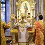 В НЕДЕЛЮ О СТРАШНОМ СУДЕ, ПРЕОСВЯЩЕННЕЙШИЙ КАЛЛИНИК, ЕПИСКОП БАХЧИСАРАЙСКИЙ ВОЗГЛАВИЛ БОЖЕСТВЕННУЮ ЛИТУРГИЮ В АЛЕКСАНДРО-НЕВСКОМ КАФЕДРАЛЬНОМ СОБОРЕ Г. СИМФЕРОПОЛЯ.