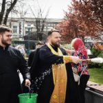Литургия святителя Василия Великого в Великую субботу в кафедральном Александро-Невском соборе г. Симферополя.