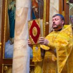 Литургия  день празднования Собора вселенских учителей и святителей Василия Великого, Григория Богослова и Иоанна Златоустого в кафедральном Александро-Невском соборе.