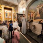 Экскурсия в нижнем храме собора имени святителя Гурия Таврического для учащихся младшей группы Воскресной школы