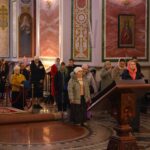 Богослужение в канун Недели 23-й по Пятидесятнице в кафедральном Александро-Невском соборе