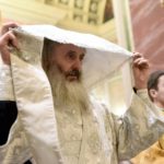 Архиерейская Божественная в кафедральном Свято-Александро-Невском соборе г. Симферополя   в день памяти святителя, Спиридона, епископа Тримифунтского чудотворца.