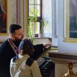 Божественная литургия  в Великий Четверток, день Воспоминания Тайной Вечери в кафедральном Александро-Невском собре.