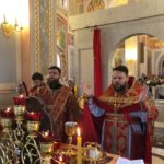 В Крестильном храме в честь иконы Божией Матери " Живоносный Источник" кафедрального Александро - Невского собора г. Симферополя, прошел Престольный праздник.