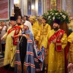 Митрополит Симферопольский и Крымский Тихон возглавил Божественную литургию престольного праздника в Александро-Невском кафедральном соборе г. Симферополя