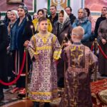 Богослужение в канун Недели 1-й Великого поста, Торжества Православия в кафедральном Александро-Невском соборе.