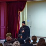 Прошли очередные занятия с учащимися библейско-богословских курсов в актовом зале здания Симферопольской и Крымской епархии