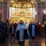 Праздничные богослужения в день празднования Введения во храм Пресвятой Богородицы, в кафедральном соборе святого благоверного князя Александра Невского
