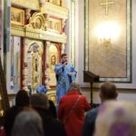 В праздник Покрова Пресвятой Богородицы, в кафедральном соборе святого благоверного князя Александра Невского г. Симферополя прошел малый престольный праздник в честь Покрова Пресвятой Богородицы.