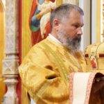 Архиерейское богослужение в Неделю 9-ю по Пятидесятнице в кафедральном Александро-Невском соборе г. Симферополя.