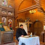 Клирик Александро‑Невского кафедрального собора г. Симферополя посетил храм преподобного Амвросия Оптинского в с. Белоглинка
