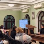 В Просветительском центре святителя Гурия Таврического при Александро-Невском кафедральном соборе   прошли занятия с учащимися библейско-богословских курсов