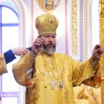 Преосвященный Евфимий, епископ Луховицкий возглавил Литургию в Неделю 16-ю по Пятидесятниц  в кафедральном Свято-Александро-Невском соборе г. Симферополя.