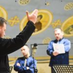 Всенощное бдение в кафедральном Свято-Александро-Невском соборе в канун престольного торжества.