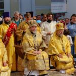 Праздничные богослужения в день памяти святителя Луки, архиепископа Симферопольского и Крымского в Свято-Троицком женском монастыре г. Симферополя.