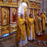 Литургия в Неделю 8-ю по Пятидесятнице в кафедральном соборе святого благоверного князя Александра Невского