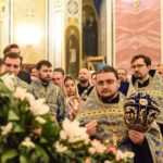 В КАНУН ПРАЗДНИКА ВВЕДЕНИЯ ВО ХРАМ ПРЕСВЯТОЙ БОГОРОДИЦЫ ЕПИСКОП ЯЛТИНСКИЙ НЕСТОР СОВЕРШИЛ ВСЕНОЩНОЕ БДЕНИЕ В КАФЕДРАЛЬНОМ АЛЕКСАНДРО-НЕВСКОМ СОБОРЕ Г. СИМФЕРОПОЛЯ.