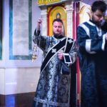 Первая в этом году Литургия Преждеосвященных Даров в Свято-Александро-Невском кафедральном соборе.