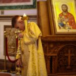 Богослужение  кафедральном Свято-Александро-Невском  соборе в канун Недели 16-й по Пятидесятнице