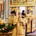 Митрополит Симферопольский и Крымский Тихон возглавил Божественную литургию в кафедральном Александро-Невском соборе г. Симферополя в день памяти Корсунской иконы Божией Материй.