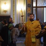 Всенощное бдение в кафедральном Александро-Невском соборе  в канун Недели 21-й по Пятидесятнице.