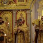В неделю 24-ю по Пятидесятнице в Александро-Невском кафедральном соборе прошли воскресные богослужения