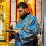 Литургия в праздник Сретения Господня в кафедральном соборе святого благоверного князя Александра Невского.