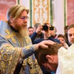 В  Неделю Крестопоклонную Митрополит Тихон возглавил Литургию в кафедральном Александро-Невского собора.