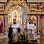 Богослужение  в канун Недели 7-й по Пасхе, святых отцев I Вселенского в кафедральном Александро-Невском соборе