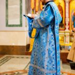 Литургия в праздник Сретения Господня в кафедральном соборе святого благоверного князя Александра Невского.