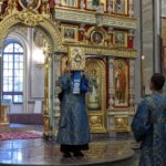 Всенощное бдение в кафедральном Александро-Невском соборе г. Симферополя в канун Недели 12-й по Пятидесятнице.