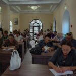 В Просветительском центре имени святителя Гурия Таврического при Александро-Невском кафедральном соборе прошла первая в новом учебном году встреча, посвящённая изучению Священного Писания